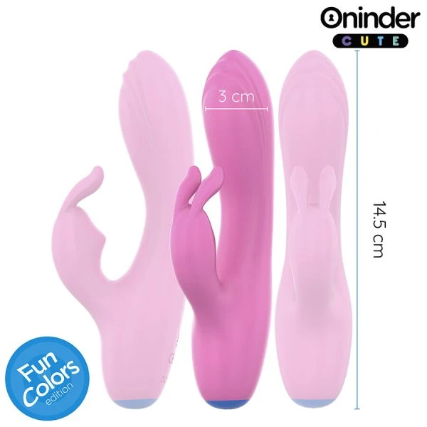 Oninder Cute Rabbit Vibrator mit Klitorisstimulator und App-Steuerung