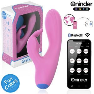 Oninder Cute Rabbit Vibrator mit Klitorisstimulator und App-Steuerung – Bild 1