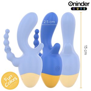 Oninder Cute Dreifachvibrator mit Klitoris- und Analstimulation, App-gesteuert Oninder Cute Dreifachvibrator mit Klitoris- und Analstimulation, App-gesteuert – Bild 3