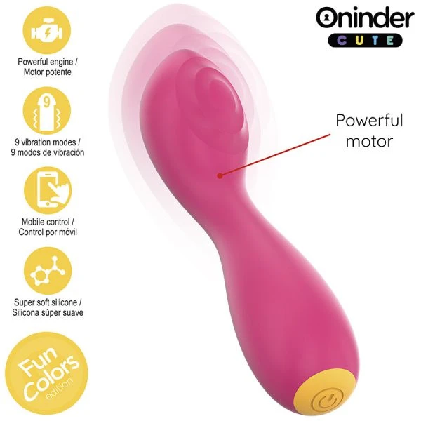 Oninder Cute App-gesteuerter G-Punkt Vibrator mit Klopfmodus