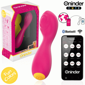 Oninder Cute App-gestuurde G-punt Vibrator met Klopmodus
