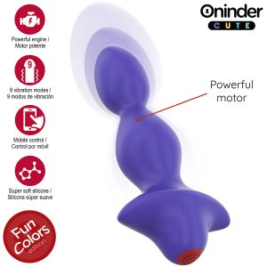 Oninder Cute Love Butt Vibrator Anaalplug met App-bediening Oninder Cute Love Butt Vibrator Anaalplug met App-bediening - Afbeelding 5