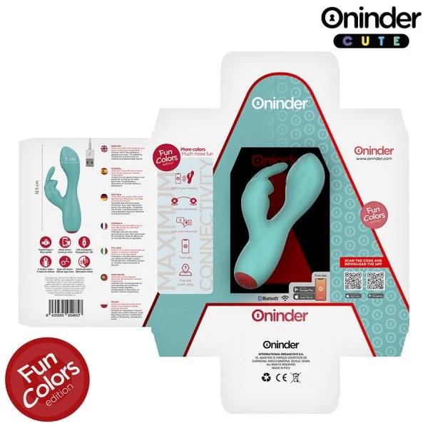 Oninder Cute Rabbit Vibrator Love Bunny G-Punkt und Klitorisstimulation mit App
