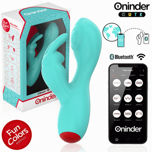 Oninder Cute Rabbit Vibrator Love Bunny G-Punkt und Klitorisstimulation mit App