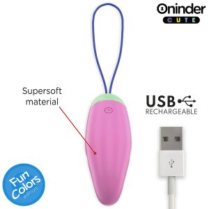 Oninder Cute Vibrations-Ei met app-bediening, 360° trilling en rotatie Oninder Cute Vibrations-Ei met app-bediening, 360° trilling en rotatie - Afbeelding 7