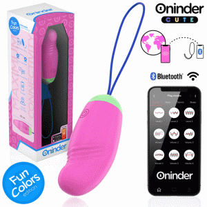 Oninder Cute Vibrations-Ei met app-bediening, 360° trilling en rotatie