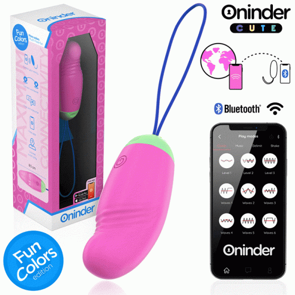 img_210116_ceec9856291c4ab9aefa8f0e9c53b6ad_1.gif Oninder Cute Vibrations-Ei met app-bediening, 360° trilling en rotatie