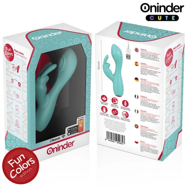 Oninder Cute Rabbit Vibrator Love Bunny G-Punkt und Klitorisstimulation mit App
