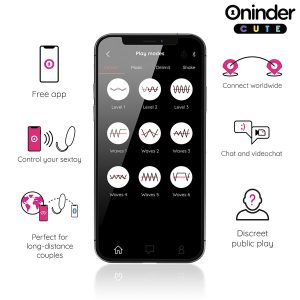 Oninder Cute Vibrations-Ei met App-Besturing en Klopfunctie Oninder Cute Vibrations-Ei met App-Besturing en Klopfunctie - Afbeelding 5