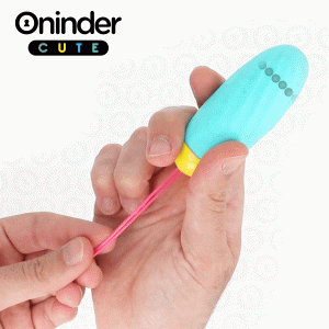 Oninder Cute Vibro-ei met roterende parels en app-bediening
