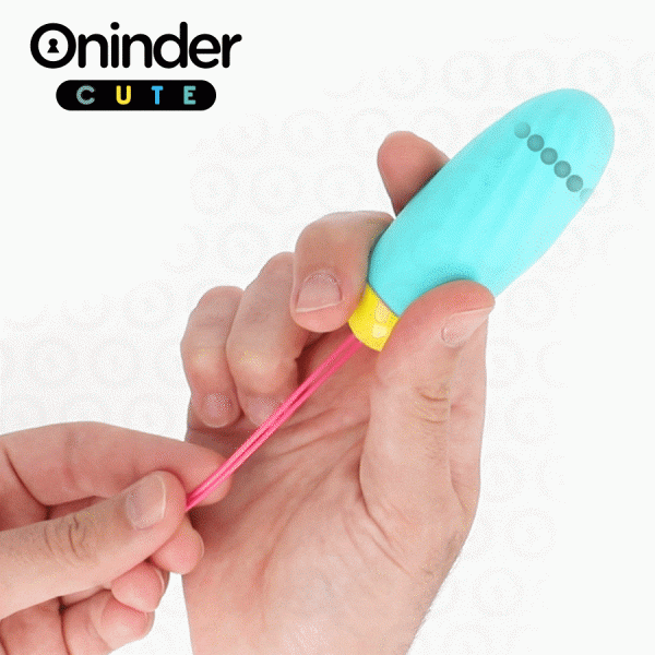 Oninder Cute Vibro-ei met roterende parels en app-bediening