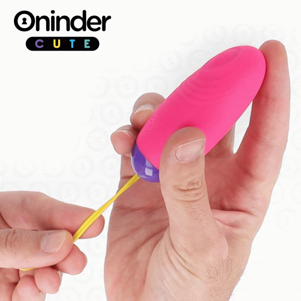 Oninder Cute Vibrations-Ei met App-Besturing en Klopfunctie