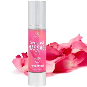 Secretplay Cosmetic Pink Petals Massage Oil with Rose Blossom Scent 50 ml Secretplay Cosmetic Pink Petals Massage Oil with Rose Blossom Scent 50 ml - Image 3