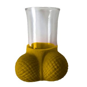 Diablo Picante Gouden Borrelglas voor Feestjes Diablo Picante Gouden Borrelglas voor Feestjes - Afbeelding 1
