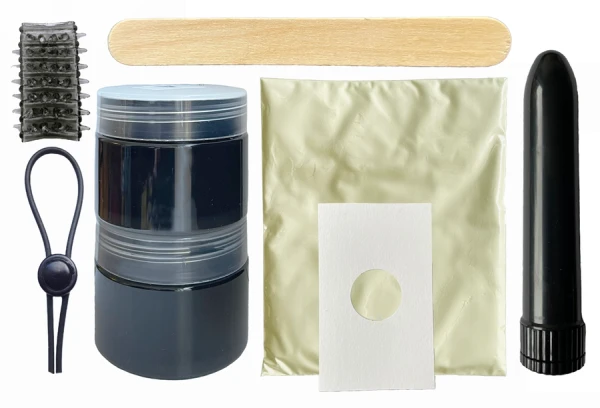 Cloneboy Penis-Cloner-Set mit Vibration, schwarz