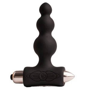 Rocks-off Petite Sensations Bubbles Analplug mit Vibration, schwarz
