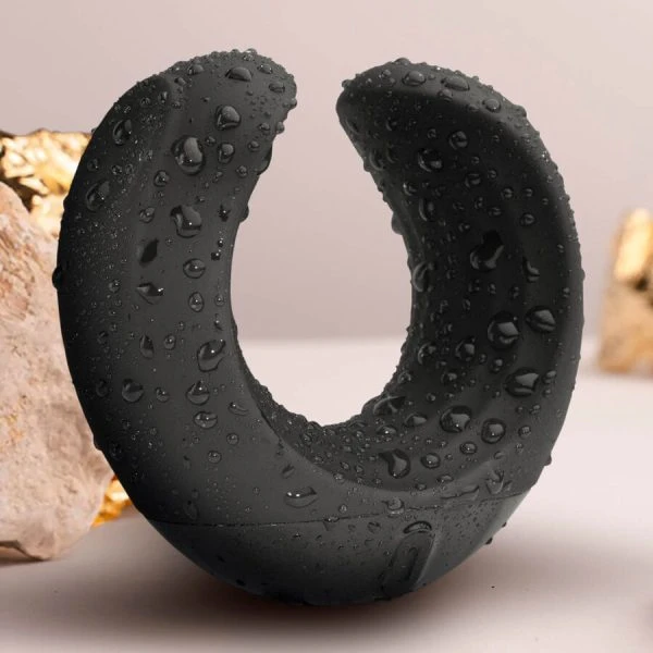 Rocks-off Echo Vibrator-Masturbator mit 10 Funktionen, Silikon, schwarz
