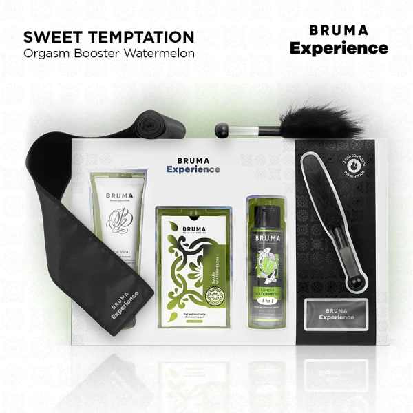 Bruma Xperience Massage-Kit mit Orgasmusverstärker Wassermelone Bruma Xperience Massage-Kit mit Orgasmusverstärker Wassermelone