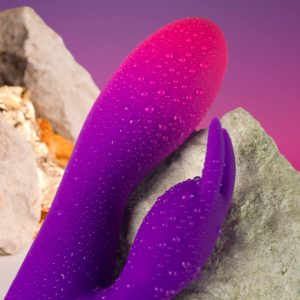 Rocks-off Glo-Girl Rabbit Vibrator met dubbele motor en clitorisstimulators, paars Rocks-off Glo-Girl Rabbit Vibrator met dubbele motor en clitorisstimulators, paars - Afbeelding 4