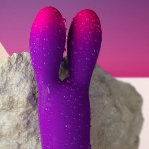 Rocks-off Glo-Girl Bunny Vibrator met clitorisstimulators, flexibel, paars Rocks-off Glo-Girl Bunny Vibrator met clitorisstimulators, flexibel, paars - Afbeelding 4
