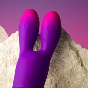 Rocks-off Glo-Girl Bunny Vibrator met clitorisstimulators, flexibel, paars Rocks-off Glo-Girl Bunny Vibrator met clitorisstimulators, flexibel, paars - Afbeelding 5