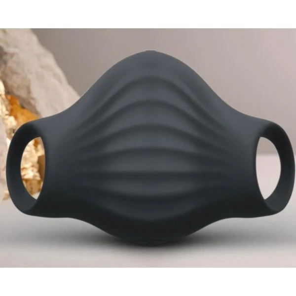 Rocks-off Palm Black Flexibele Masturbator met Vibratie zwart