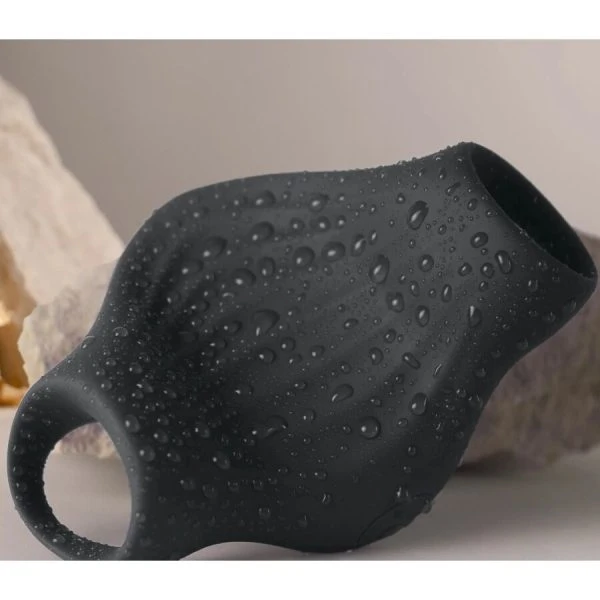 Rocks-off Palm Black Flexibele Masturbator met Vibratie zwart