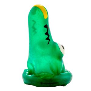 Condomerie Handbemaltes Krokodil-Kondom, Novelty-Artikel Condomerie Handbemaltes Krokodil-Kondom, Novelty-Artikel - Afbeelding 4