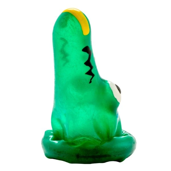 Condomerie Handbemaltes Krokodil-Kondom, Novelty-Artikel