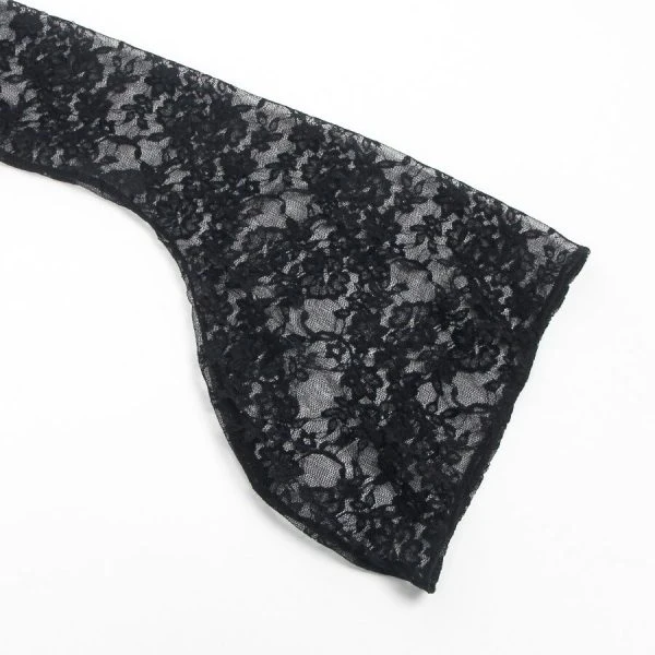 Subblime Bodies Teddy Floral Pattern met veters S/M zwart Subblime Bodies Teddy Floral Pattern met veters S/M zwart