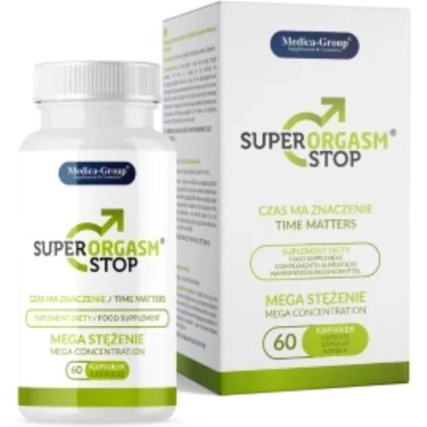 Medica Group Super Orgasm Stop Capsules voor Mannen 60 Stuks Medica Group Super Orgasm Stop Capsules voor Mannen 60 Stuks