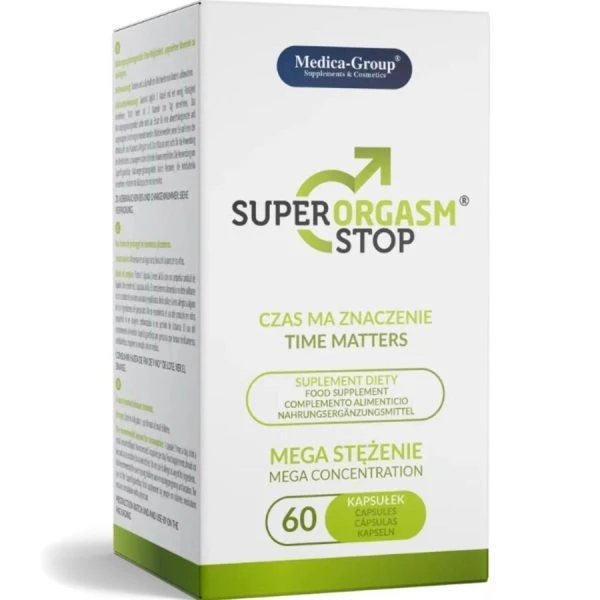 Medica Group Super Orgasm Stop Capsules voor Mannen 60 Stuks Medica Group Super Orgasm Stop Capsules voor Mannen 60 Stuks