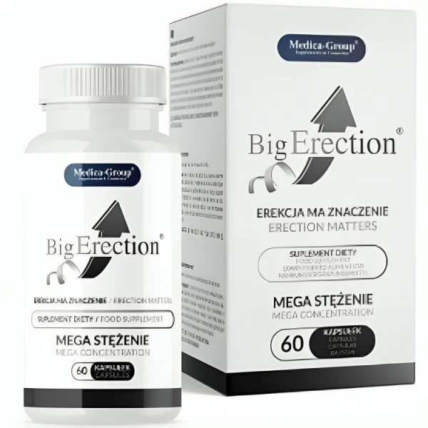Medica Group BigErection Erektionsverstärker Kapseln, 60 Stück Medica Group BigErection Erektionsverstärker Kapseln, 60 Stück