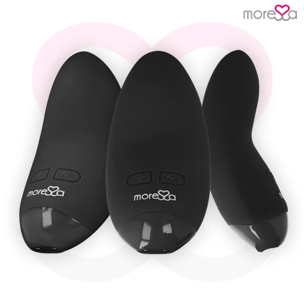 Moressa Blossom Mini-Vibrator met 6 standen en 3 intensiteiten, zwart Moressa Blossom Mini-Vibrator met 6 standen en 3 intensiteiten, zwart