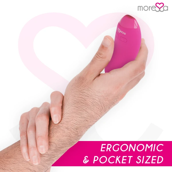 Moressa Blossom Rosa Minivibrator aus medizinischem Silikon