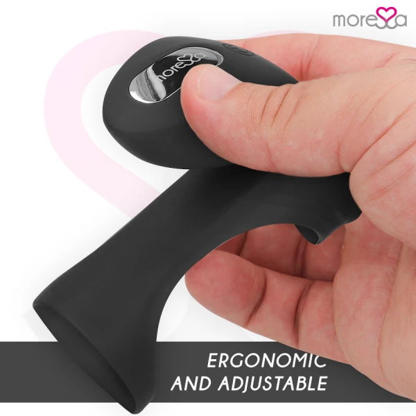 Moressa Brandon Vibratorring met afdekking, clitorisstimulatie