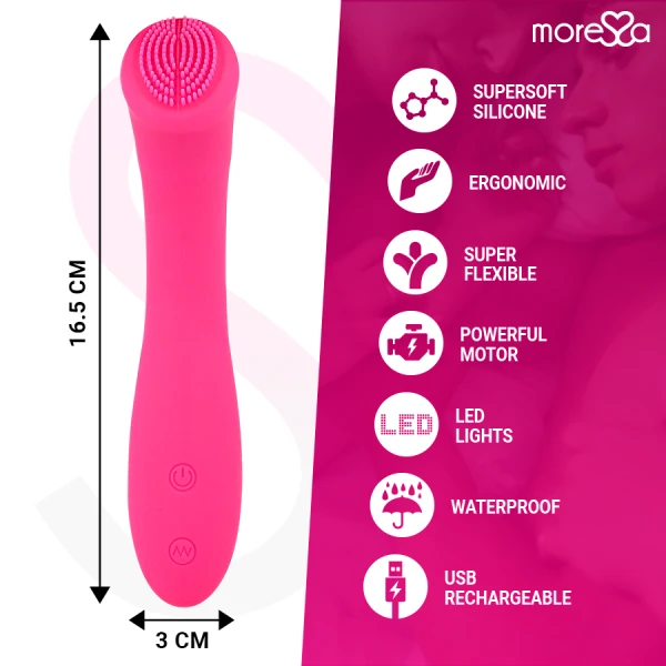 Moressa Celso G-Punt Vibrator van siliconen, oplaadbaar Moressa Celso G-Punt Vibrator van siliconen, oplaadbaar