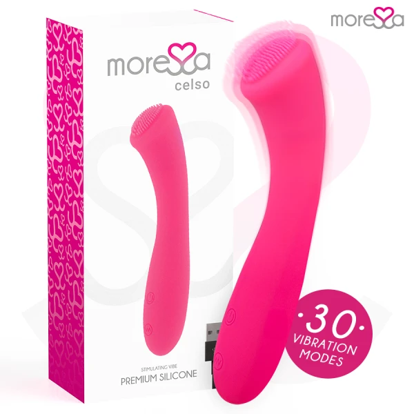 Moressa Celso G-Punt Vibrator van siliconen, oplaadbaar Moressa Celso G-Punt Vibrator van siliconen, oplaadbaar