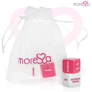 Moressa Erotisch dobbelspel Duits met actie- en locatiedobbelsteen Moressa Erotisch dobbelspel Duits met actie- en locatiedobbelsteen - Afbeelding 1