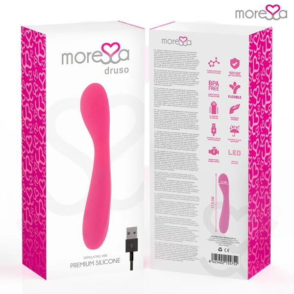Moressa Druso G-Punt Vibrator van siliconen, oplaadbaar