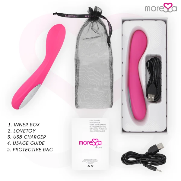 Moressa Druso G-Punt Vibrator van siliconen, oplaadbaar