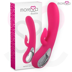 Moressa Dustin Klitoris-Saugvibrator mit A-Punkt-Stimulation, Silikon