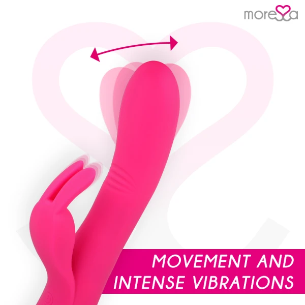 Moressa Ethan Vibrator with G-Spot and Clitoral Stimulation, Silicone