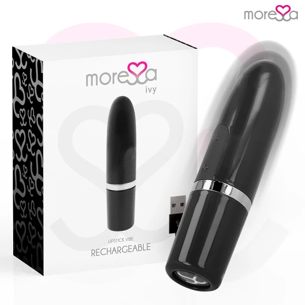 img_213006_9d3f4d9167db369fe968a4ab284e985f_1.png Moressa Ivy Vibrator Reisgenoot in lippenstiftvorm zwart