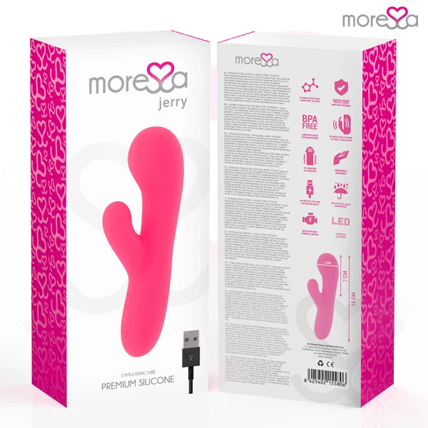 Moressa Jerry Siliconen G-Punt Vibrator oplaadbaar