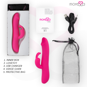 Moressa Molly opzetvibrator van medisch siliconen, oplaadbaar Moressa Molly opzetvibrator van medisch siliconen, oplaadbaar - Afbeelding 6