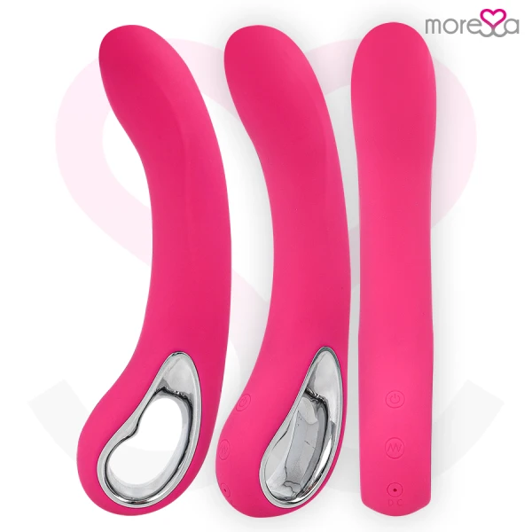 Moressa Nelson siliconen vibrator met 12 standen, oplaadbaar