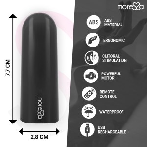 Moressa NIX opvangvibrator met afstandsbediening zwart Moressa NIX opvangvibrator met afstandsbediening zwart - Afbeelding 4