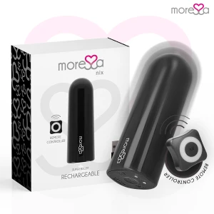 Moressa NIX opvangvibrator met afstandsbediening zwart