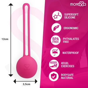 Moressa Osian ONE liefdeballen van silicone, roze Moressa Osian ONE liefdeballen van silicone, roze - Afbeelding 4